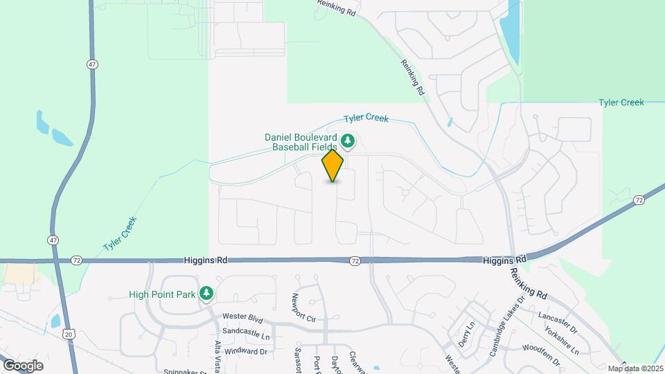 1735 Bayberry Ln Map and Location Details