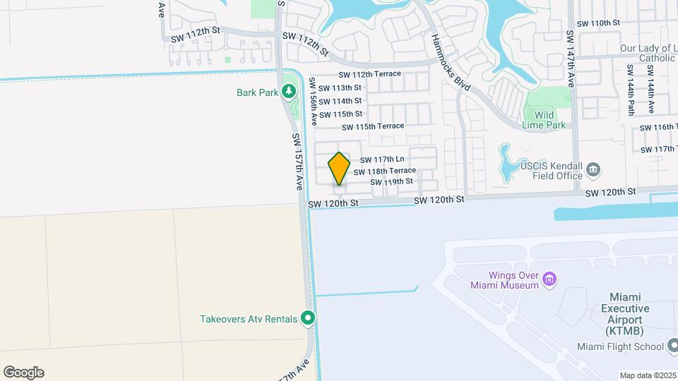 11923 SW 155th Ct Map and Location Details