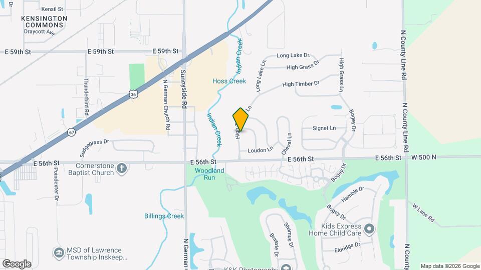 5665 High Timber Ln Map and Location Details