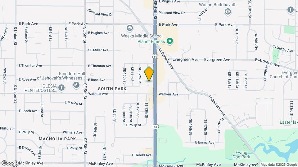 3724 SE 14th St Map and Location Details