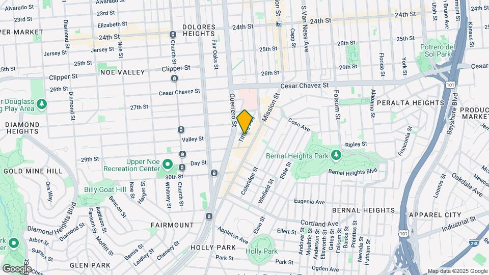 137-147 Tiffany Ave Mapa y Detalles de la Ubicación