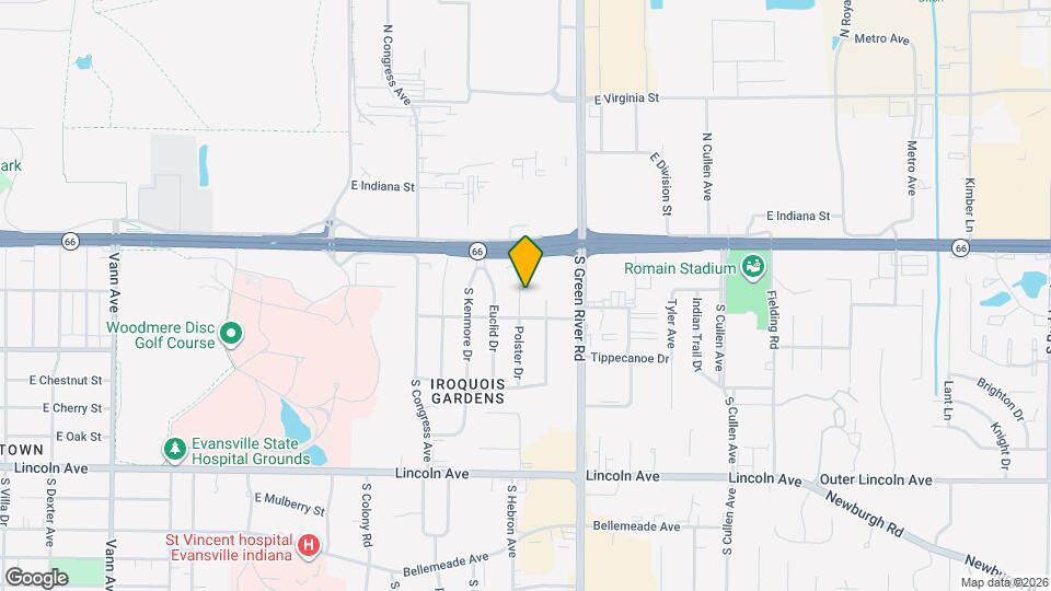 112 Polster Dr Mapa y Detalles de la Ubicación