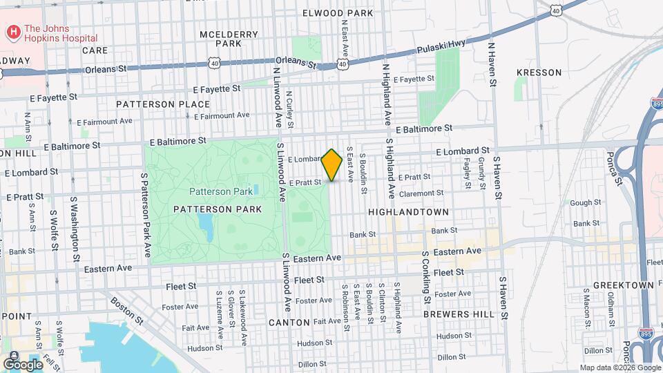 207 S Ellwood Ave Map and Location Details