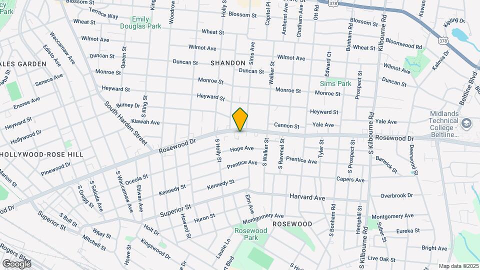 3012 Rosewood Dr Map and Location Details