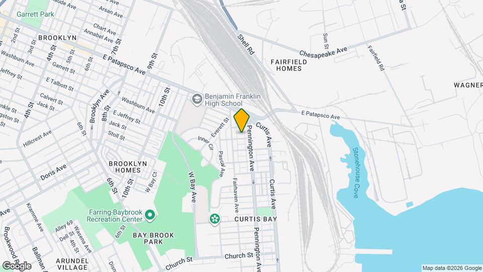 1510 Sycamore St Map and Location Details