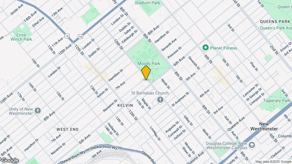 608 10th St Map and Location Details