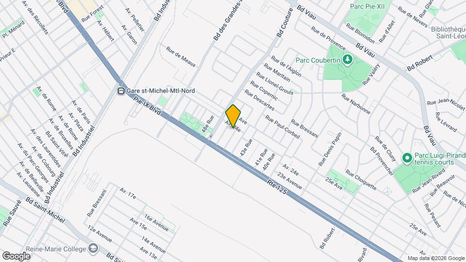 4191 45E Rue Map and Location Details