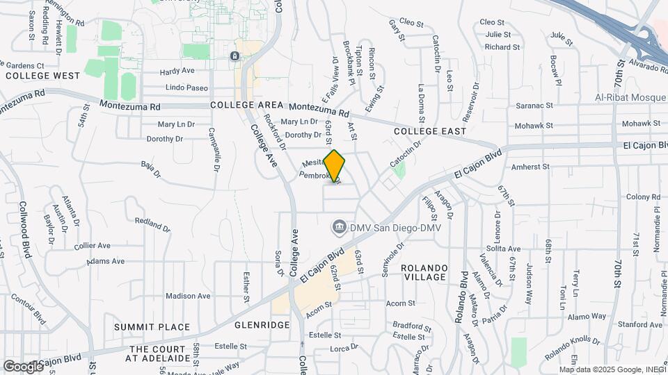 6233 Hobart St Map and Location Details