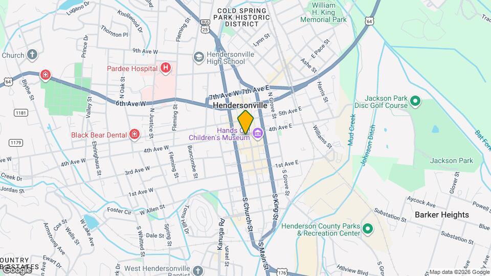 321 N Main St, Unit A Map and Location Details