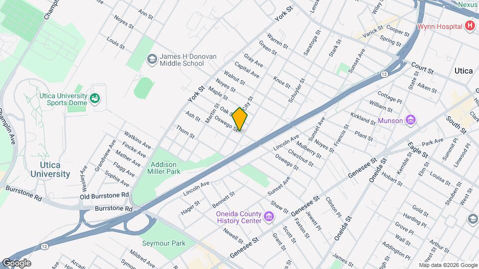 1500 Lenox Ave Map and Location Details