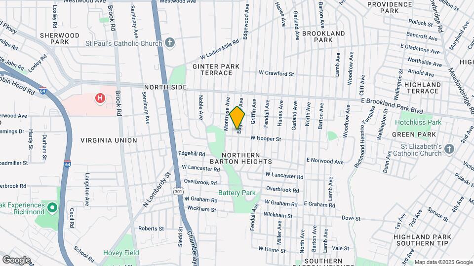 2802 Edgewood Ave Map and Location Details