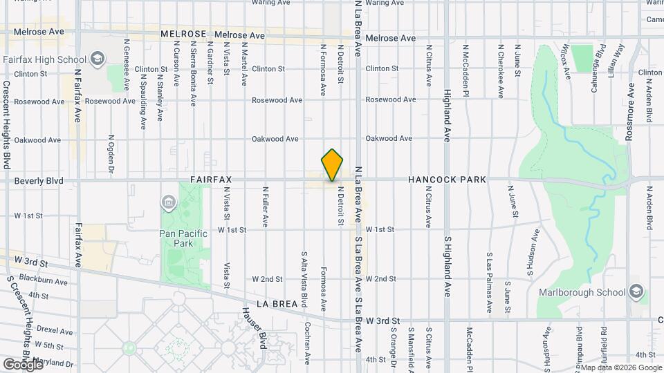 7162 Beverly Blvd Mapa y Detalles de la Ubicación