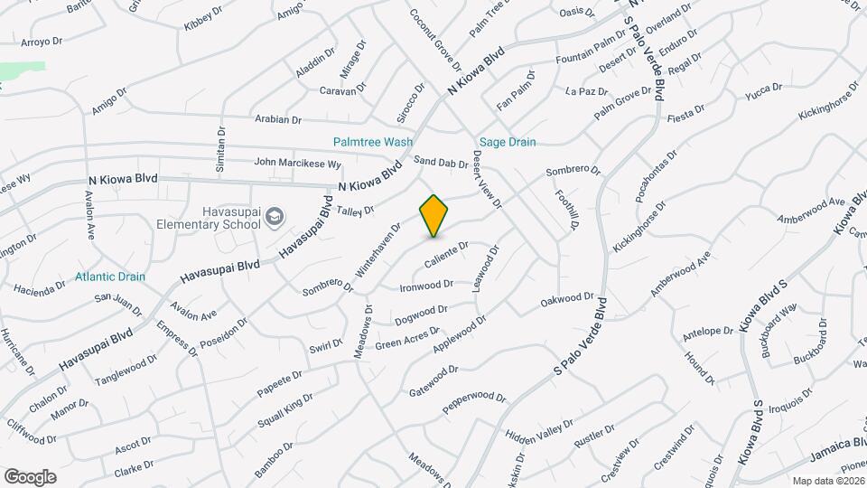 3080 Sombrero Dr Mapa y Detalles de la Ubicación