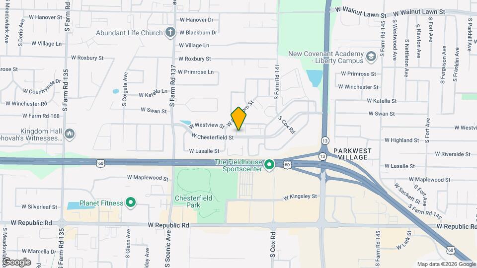 2337 W Chesterfield St Map and Location Details