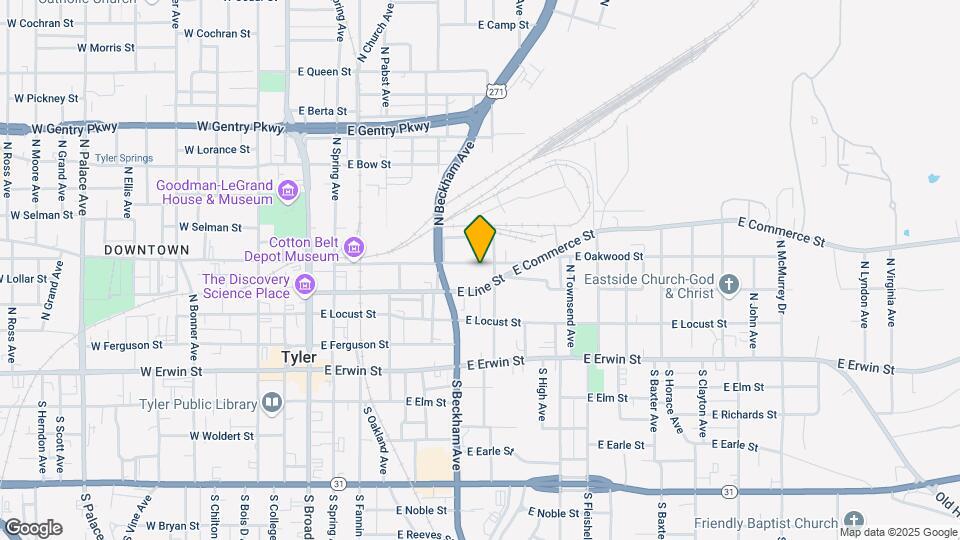 717 E Oakwood St Map and Location Details