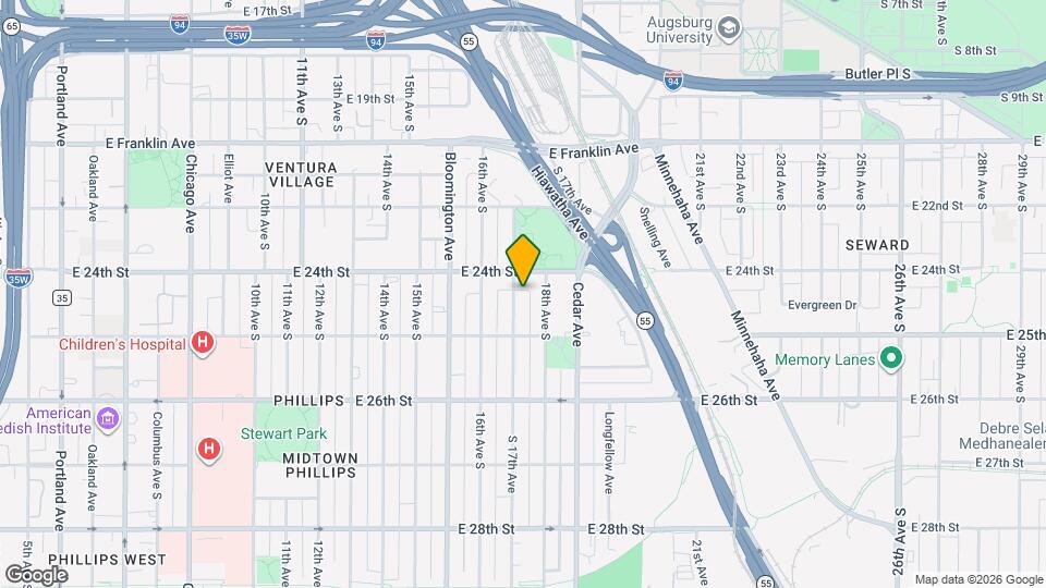 2417 17th Ave S Map and Location Details