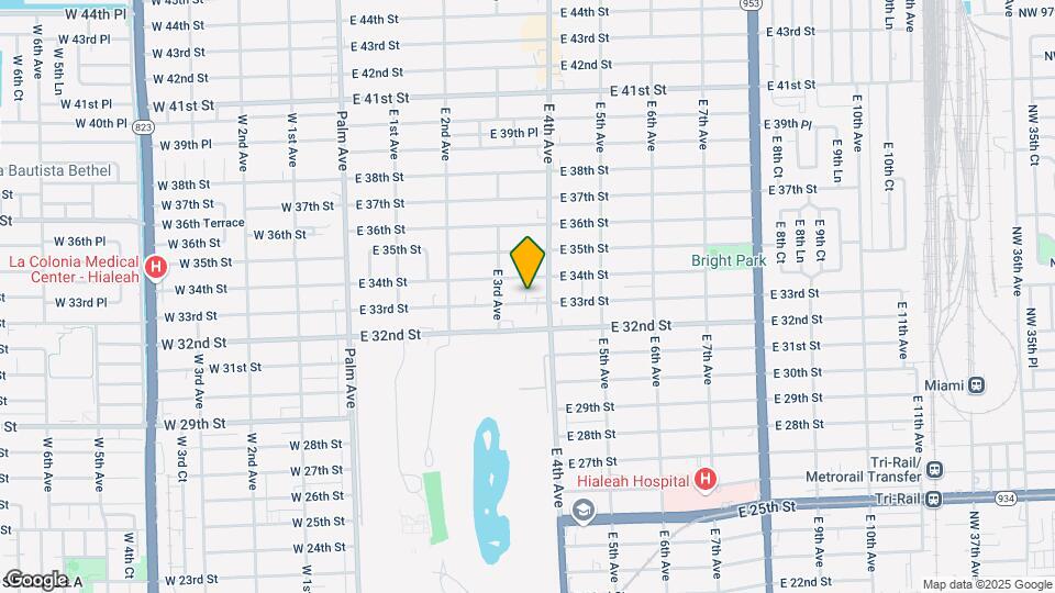 353 E 33rd St Map and Location Details