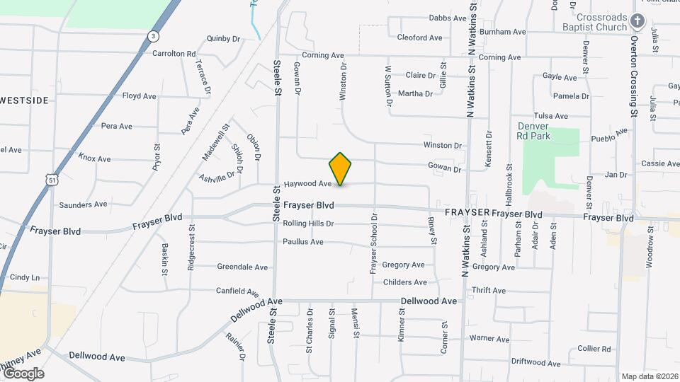 1579 Haywood Ave Map and Location Details