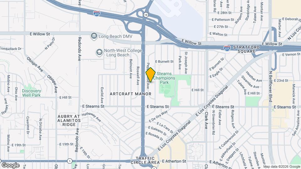 2270 Pepperwood Ave Map and Location Details