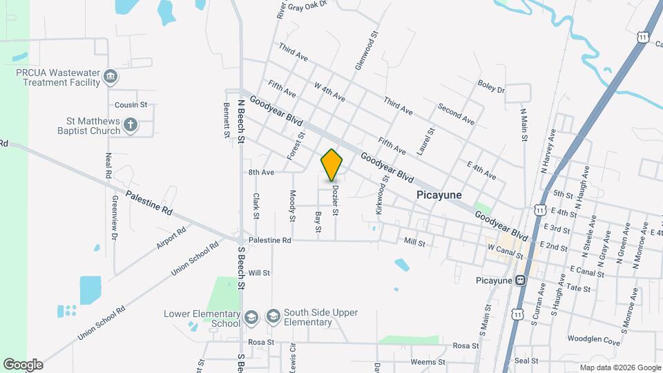 1106 York St Map and Location Details