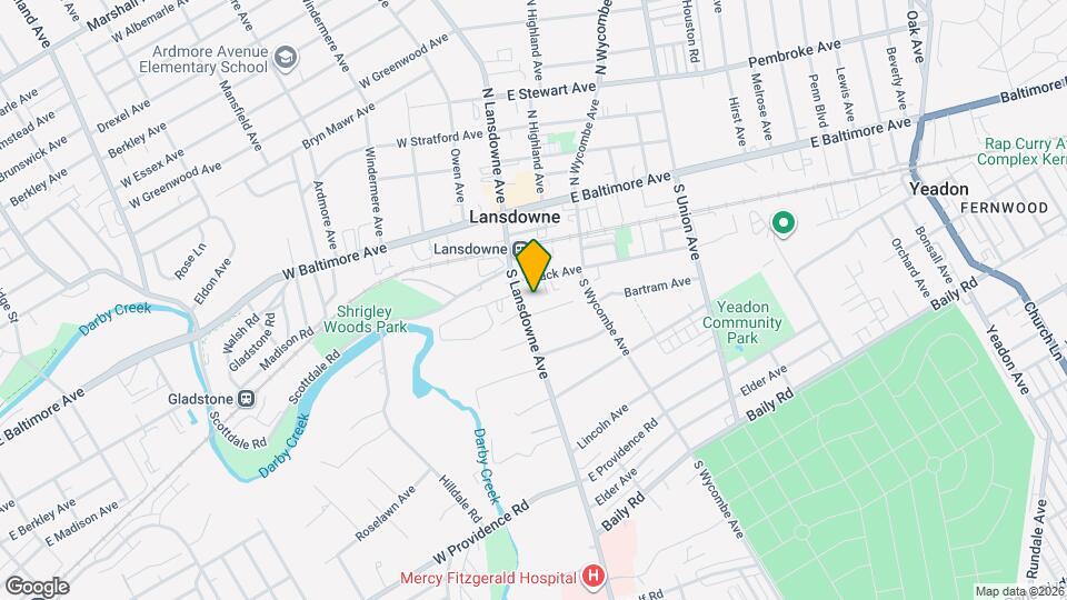 85 S Lansdowne Ave, Unit B1 Mapa y Detalles de la Ubicación