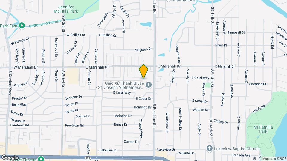 721 San Carlos Dr Map and Location Details