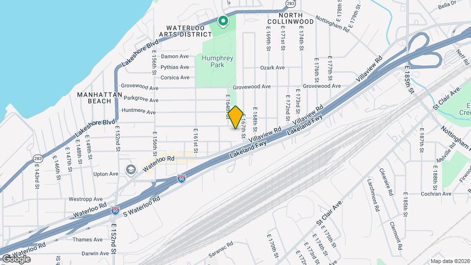 16416 Arcade Ave Mapa y Detalles de la Ubicación
