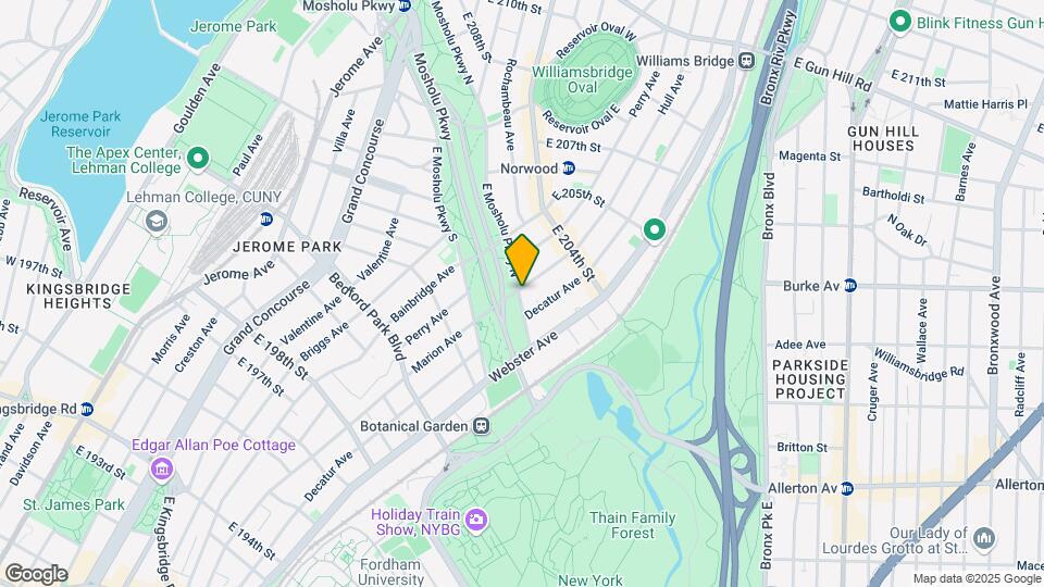 353 E Mosholu Pky Map and Location Details