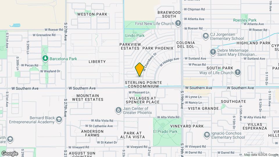 2226 W Hidalgo Ave Mapa y Detalles de la Ubicación