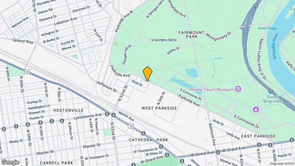 5106 Parkside Ave Map and Location Details