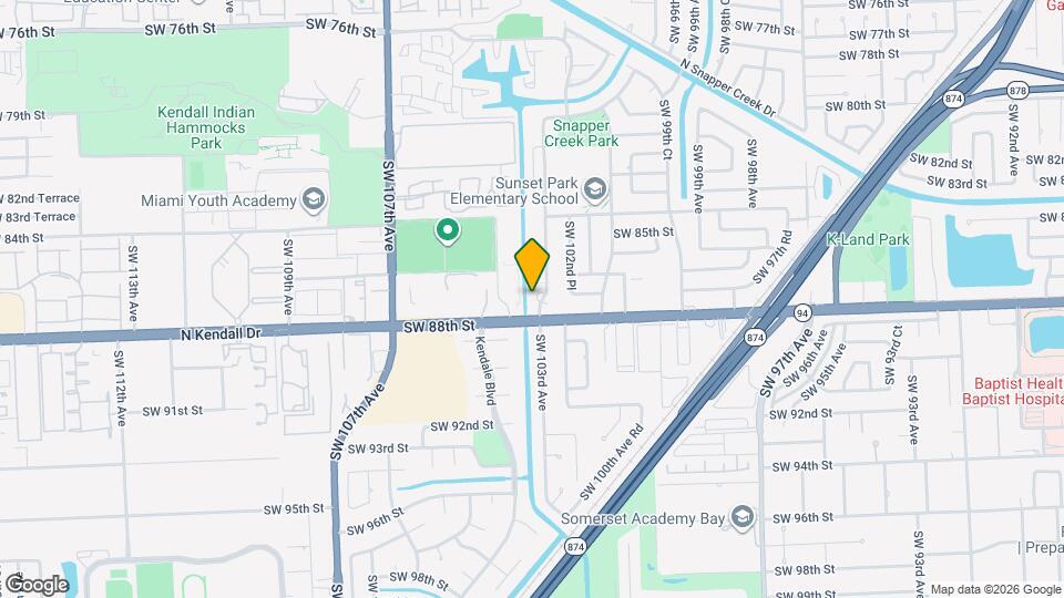 8724 SW 103rd Ave Mapa y Detalles de la Ubicación