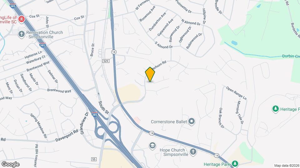 206 Manassas Dr Map and Location Details