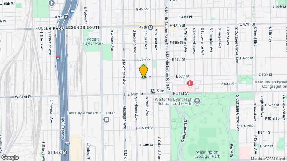 5000 S Prairie Ave Map and Location Details