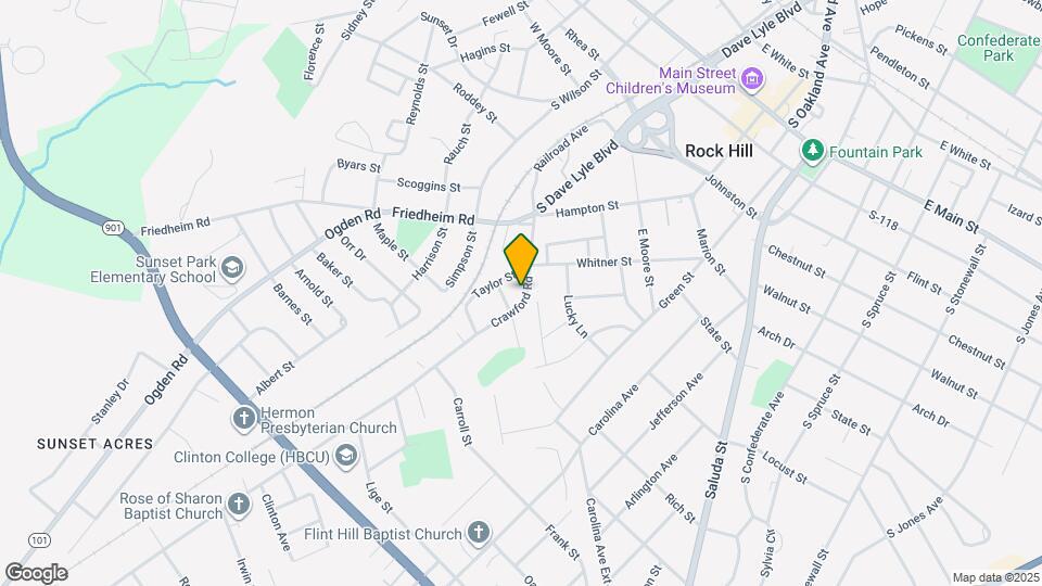 608 Crawford Rd Map and Location Details