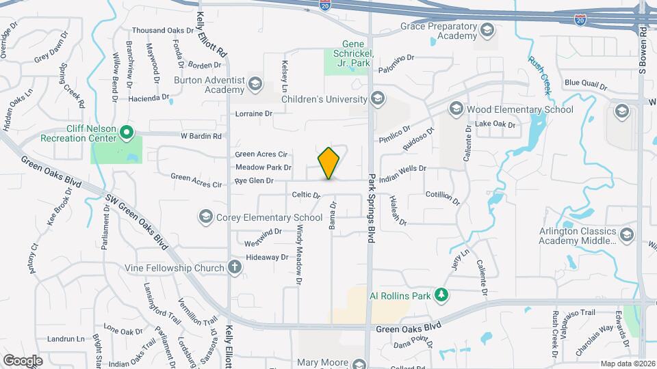 3904 Rye Glen Dr Map and Location Details