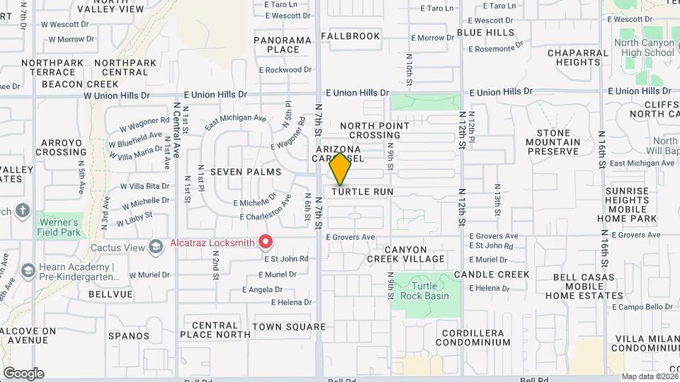 746 E Morningside Dr Map and Location Details