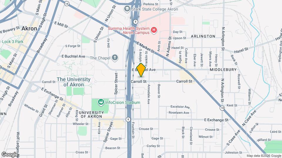 547 Carroll St, Unit 1 Map and Location Details