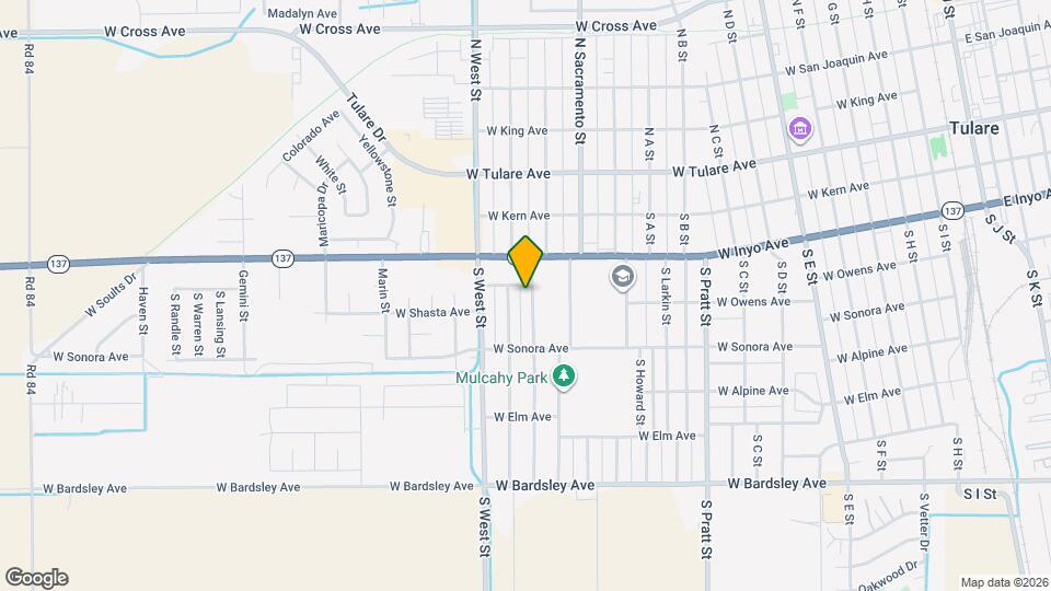 407 S Santa Clara St Mapa y Detalles de la Ubicación