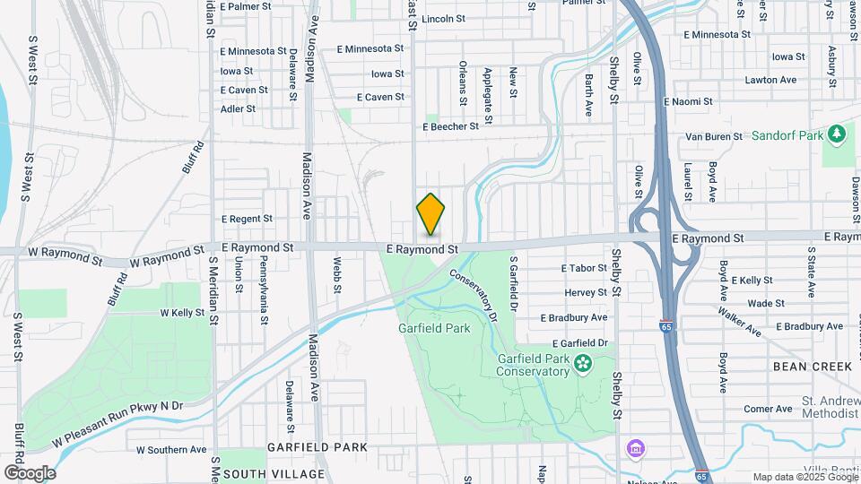 522 E Raymond St, Indianapolis, IN 46203 Mapa y Detalles de la Ubicación