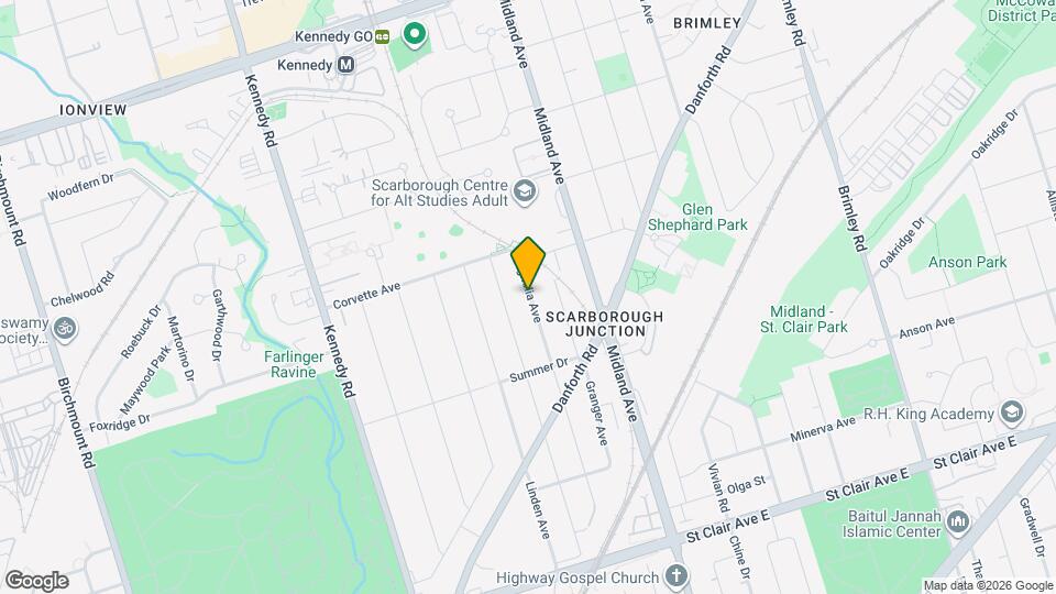 170 Magnolia Ave Map and Location Details