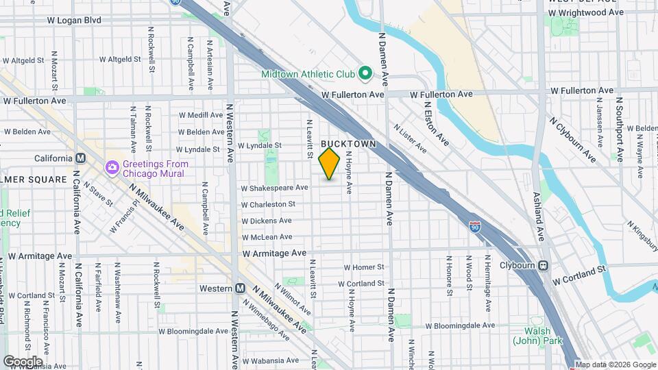 2144 W Shakespeare Ave, Unit 2 Map and Location Details