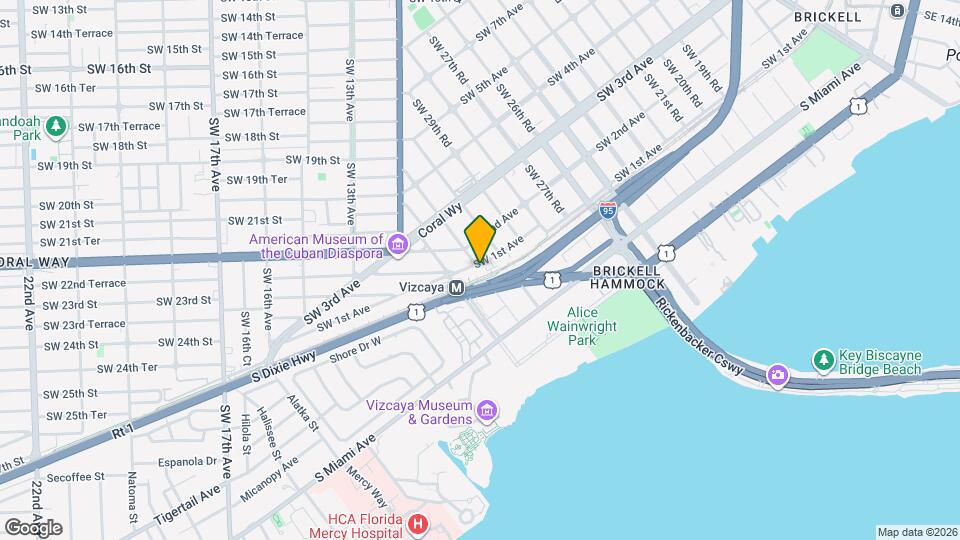 3055 SW 1st Ave Map and Location Details