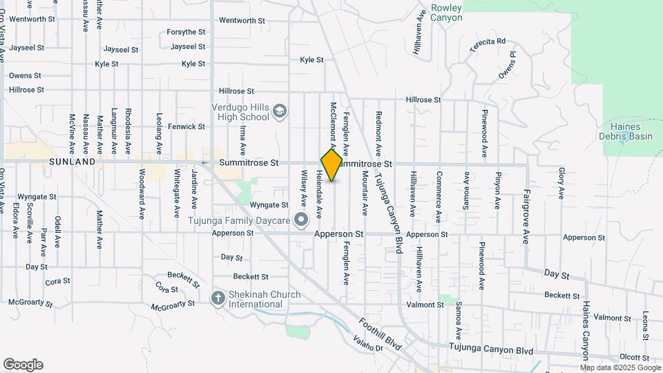 10423 McClemont Ave Map and Location Details