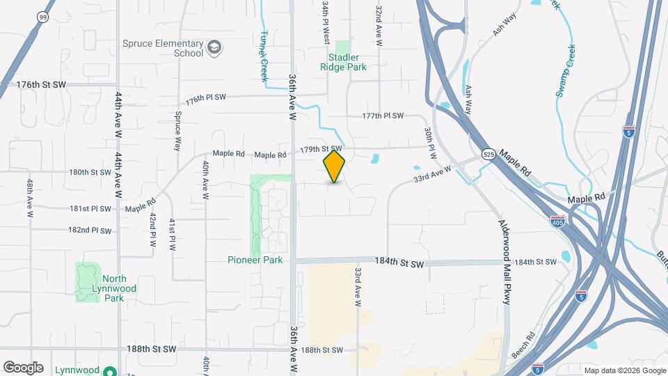 3404 180th Pl SW Map and Location Details