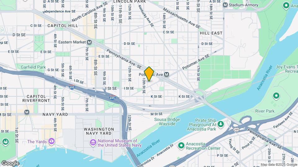 1308 Potomac Ave SE Map and Location Details