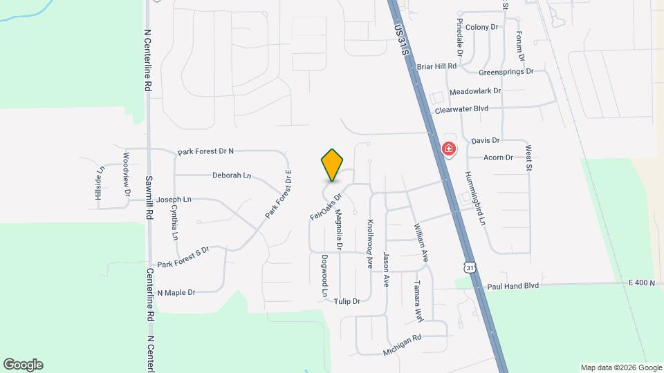 4181 Magnolia Dr Map and Location Details