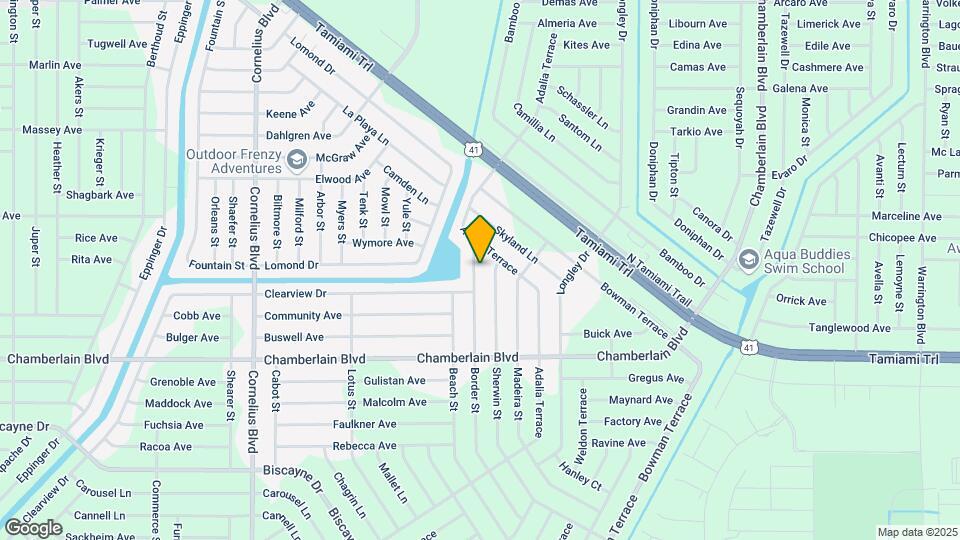 406 Border St Map and Location Details