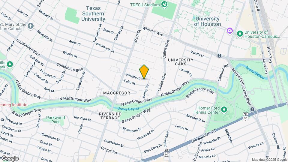 3862 Wichita St Mapa y Detalles de la Ubicación