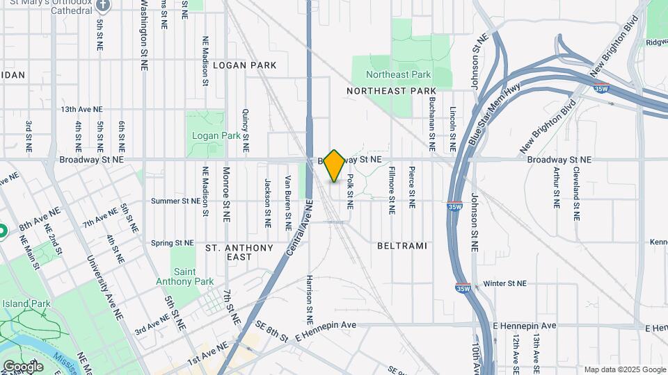 723 Tyler St NE Map and Location Details