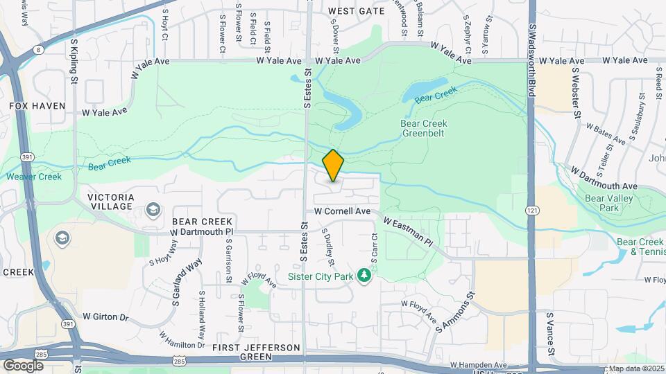 8773 W Cornell Ave Map and Location Details